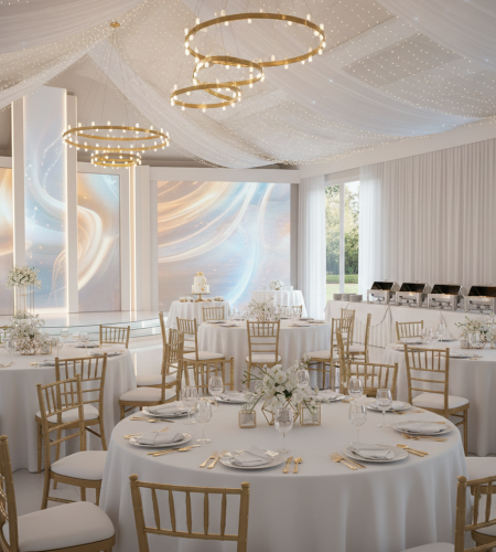 reception setup